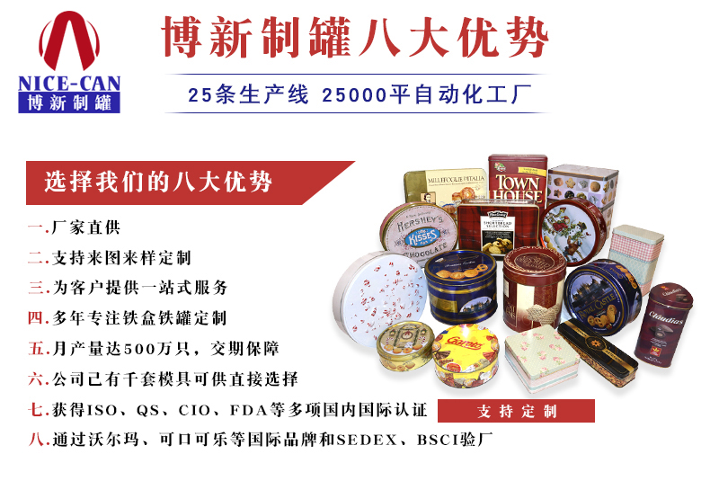 金屬包裝食品罐-馬口鐵食品包裝罐